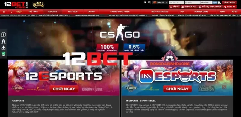 #10 nhà cái cá cược Esport chất lượng được đánh giá cao