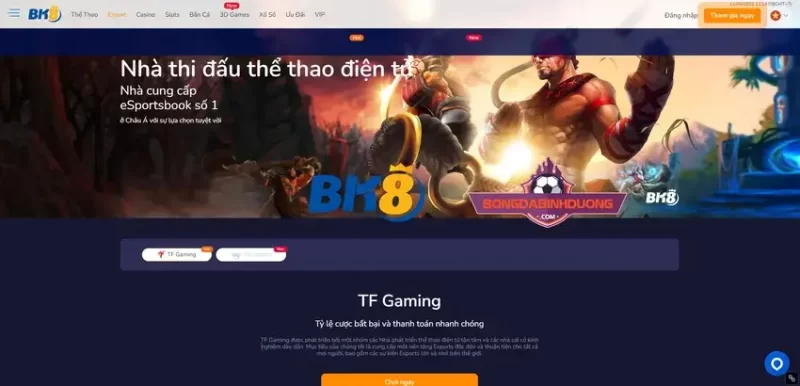 #10 nhà cái cá cược Esport chất lượng được đánh giá cao