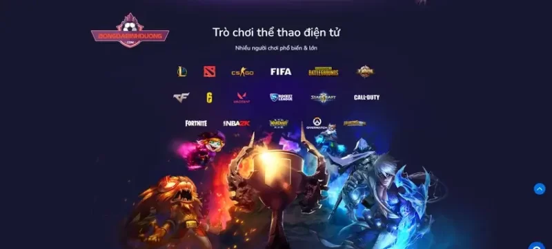 #10 nhà cái cá cược Esport chất lượng được đánh giá cao