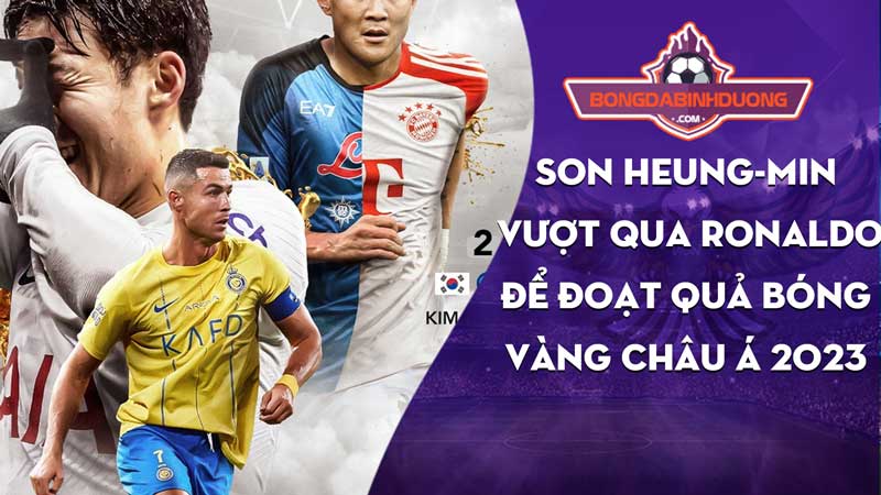 Son Heung-min Vượt Mặt Ronaldo, Đoạt Quả Bóng Vàng Châu Á 2023